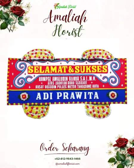 Papan Bunga Ucapan Selamat Ulian